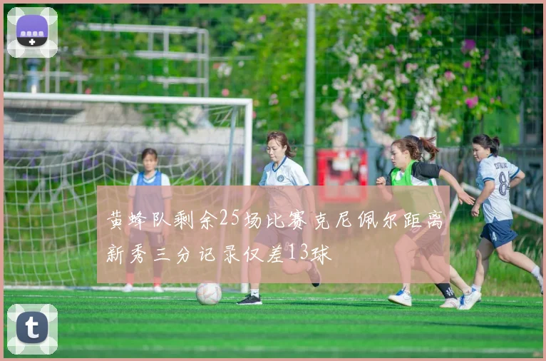 黄蜂队剩余25场比赛克尼佩尔距离新秀三分记录仅差13球