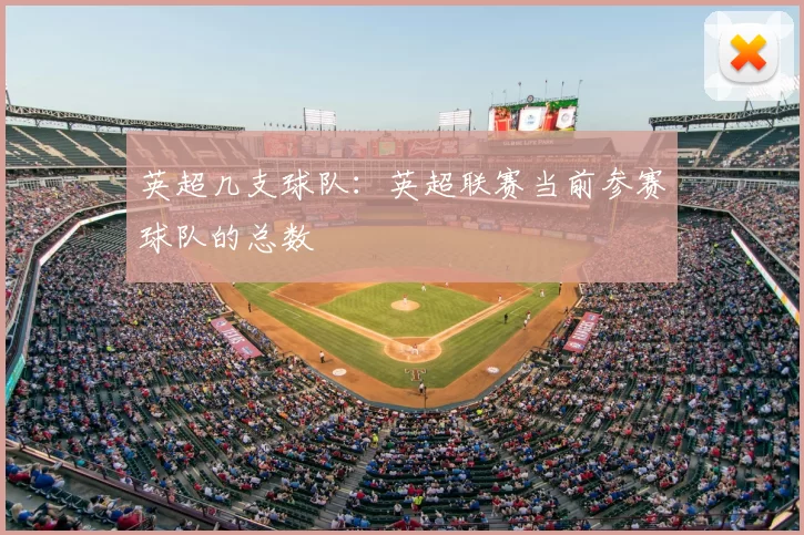 英超几支球队：英超联赛当前参赛球队的总数